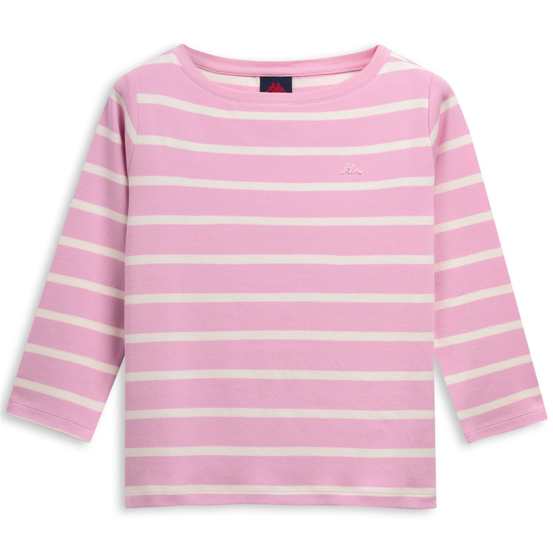 Pink Women's Classic Regular Fit 3/4 Sleeve T-Shirt 01