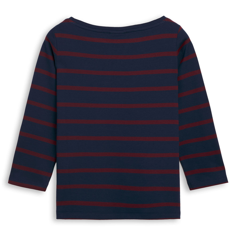 T-shirt da donna Blue Iris in cotone, vestibilità regolare 02