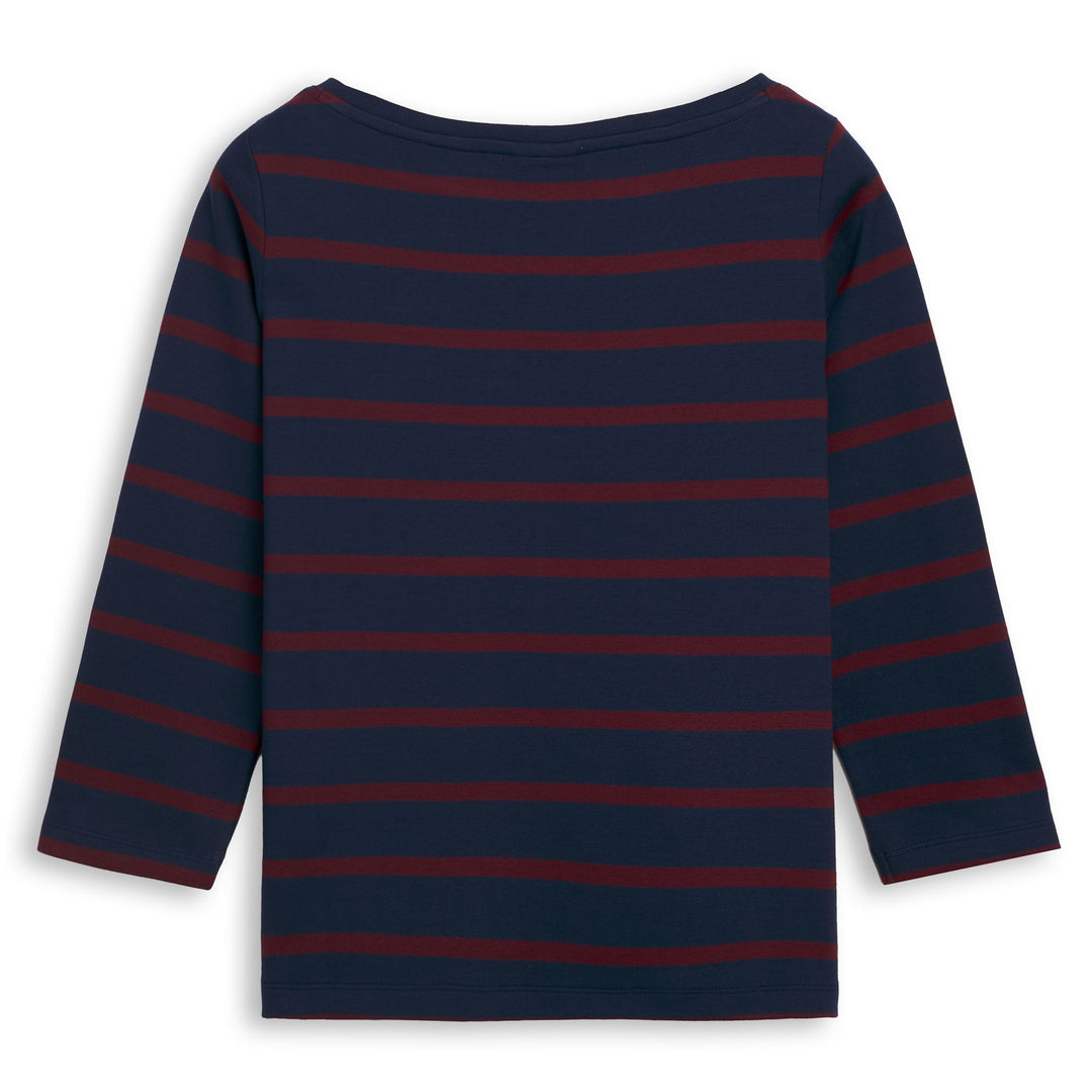 T-shirt da donna Blue Iris in cotone, vestibilità regolare main