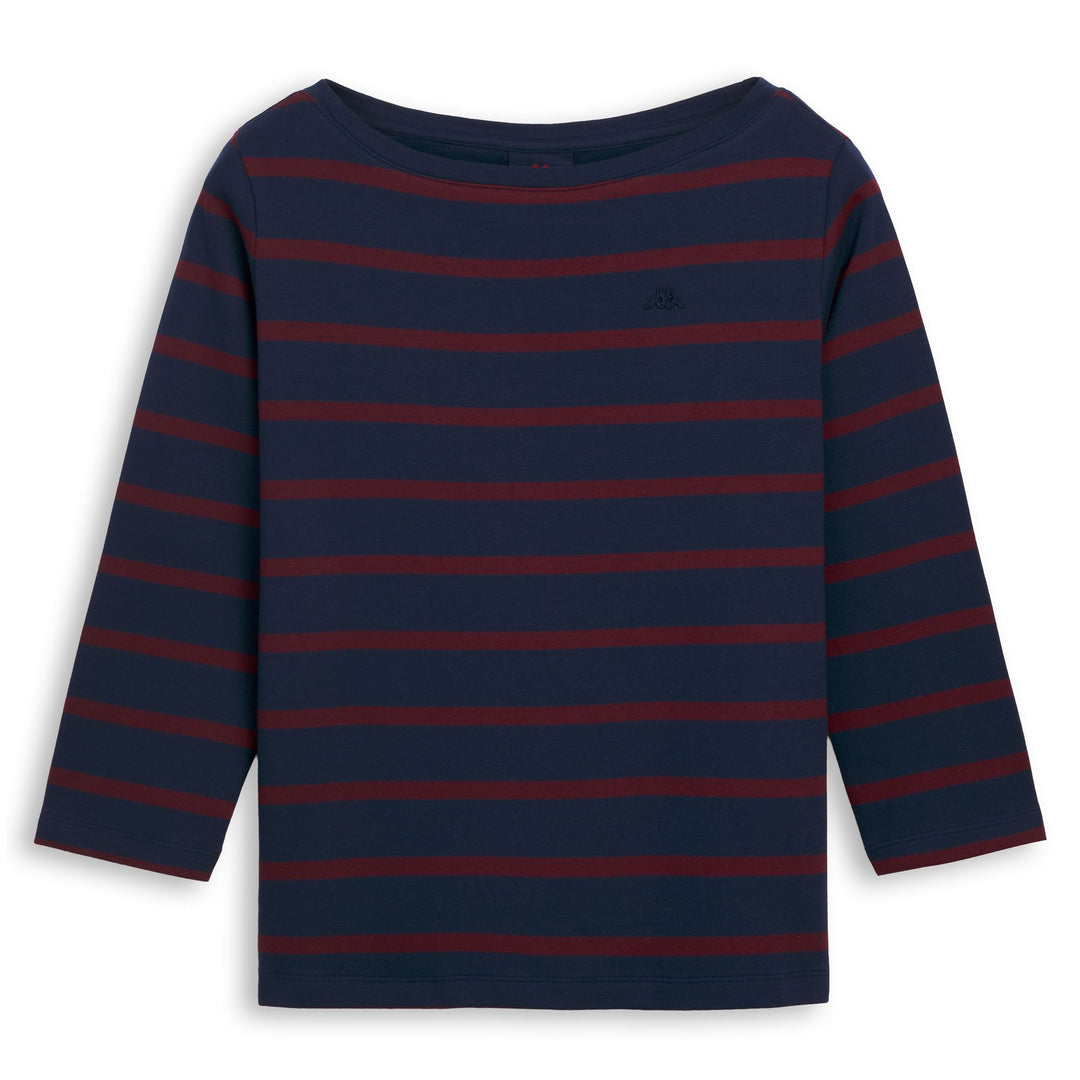T-shirt da donna Blue Iris in cotone, vestibilità regolare main
