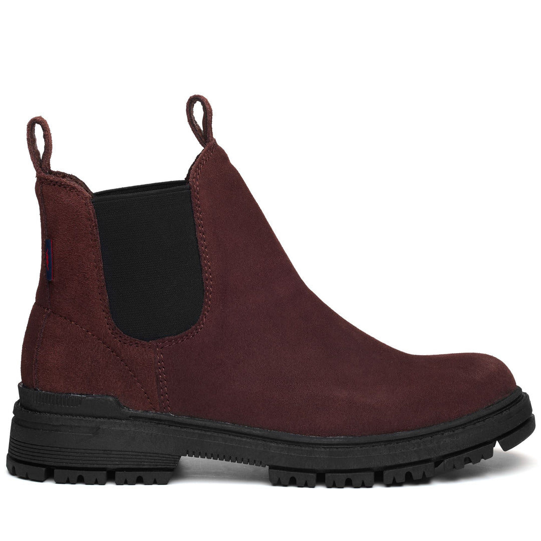 Stivaletti classici unisex in pelle marrone stile Beatle main