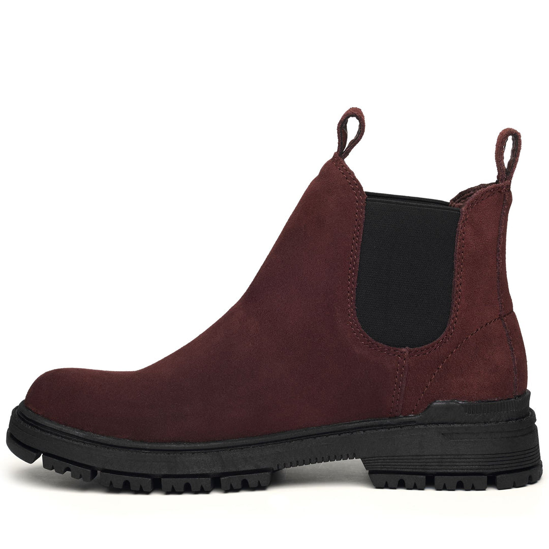 Stivaletti classici unisex in pelle marrone stile Beatle main