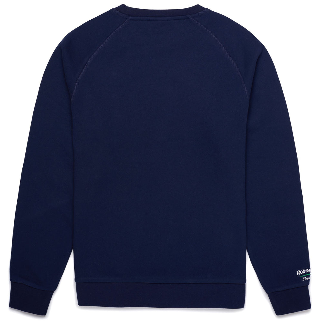 Maglione Casual in Cotone Fleece Uomo Blu Marino main