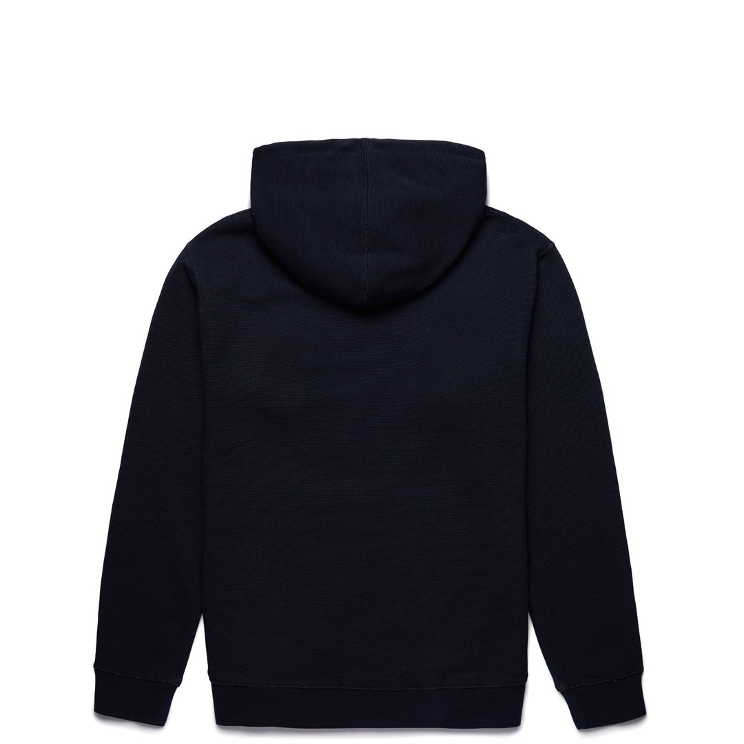Navy blue Men's Classic Cotton Fleece Hoodie with Kangaroo Pocket main