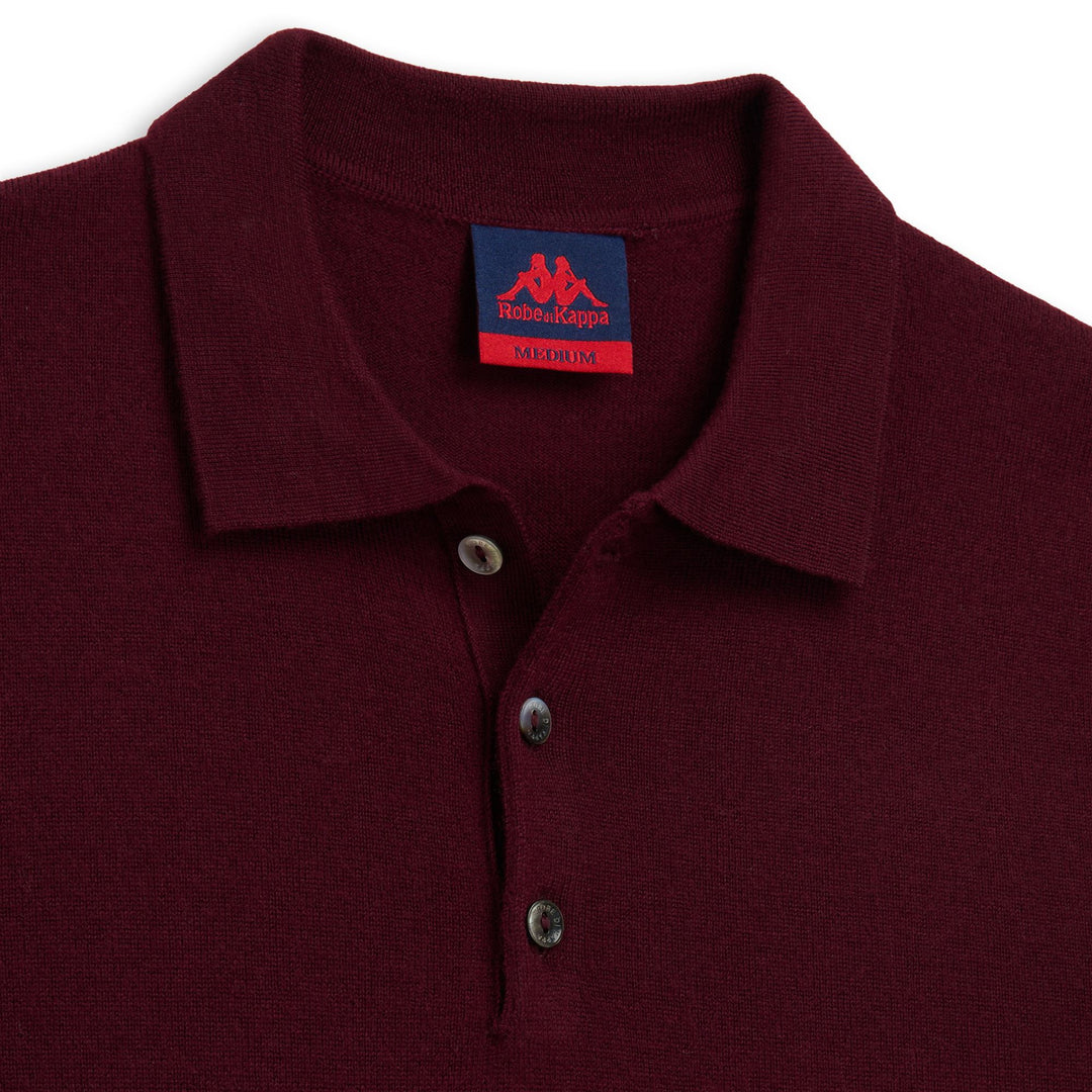 Red Men's Slim Fit Merinos Wool Polo Knitwear main