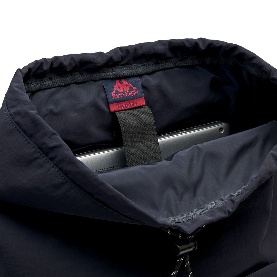 Blue Women's Classic Nylon Backpack with Front Pockets main