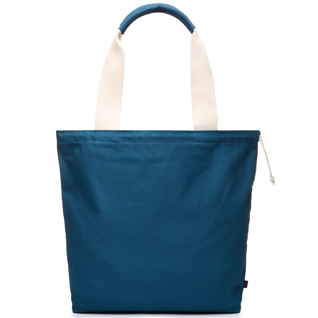 Borsa Tote Classica in Cotone Donna Blu Majolica 01