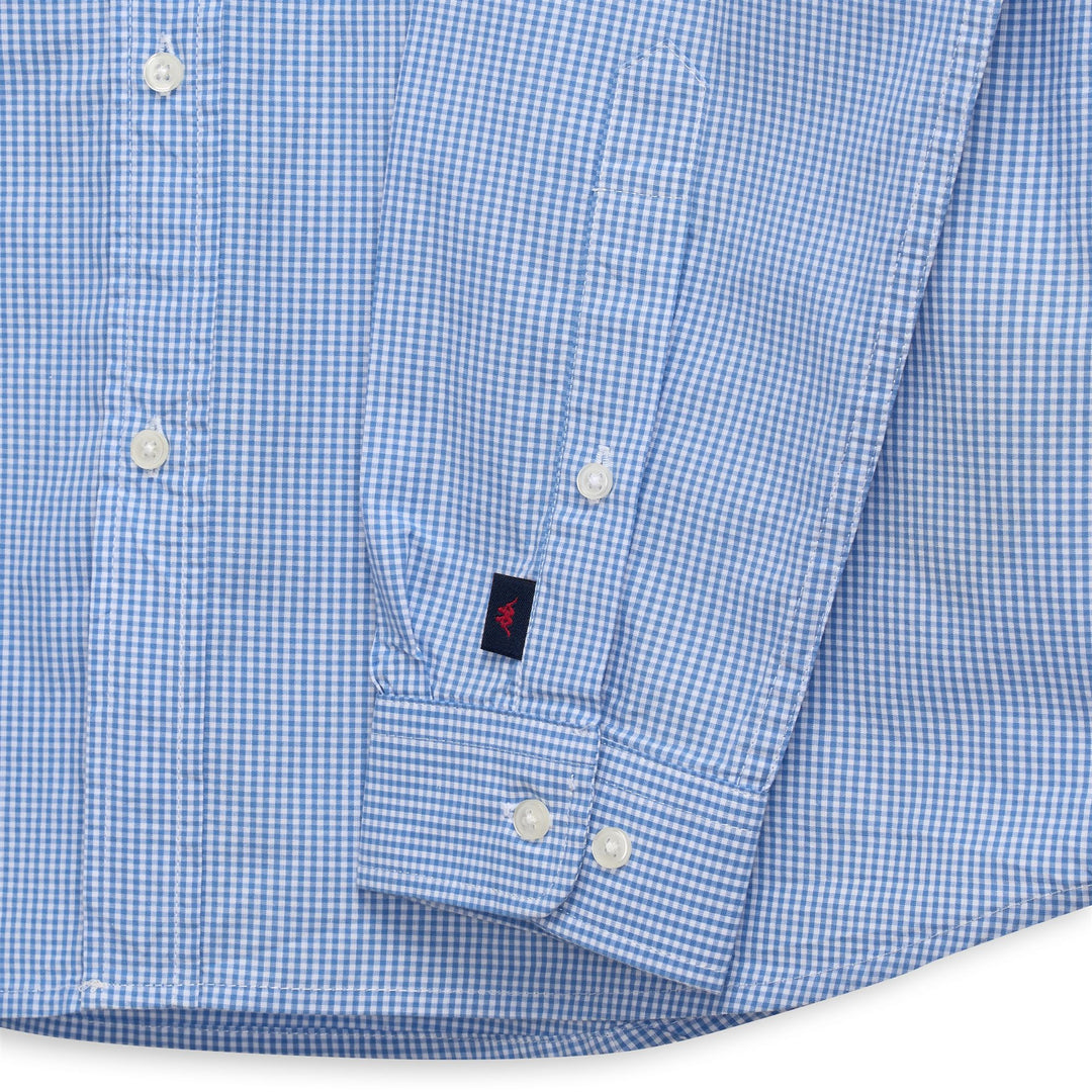 Chemise grise homme coupe slim décontractée en coton à boutons main