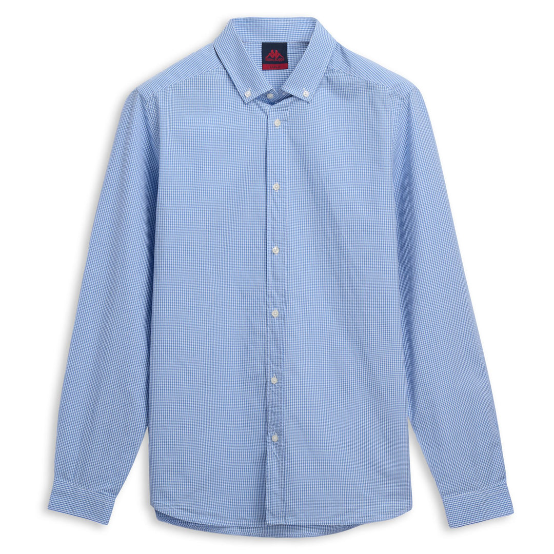 Chemise grise homme coupe slim décontractée en coton à boutons main