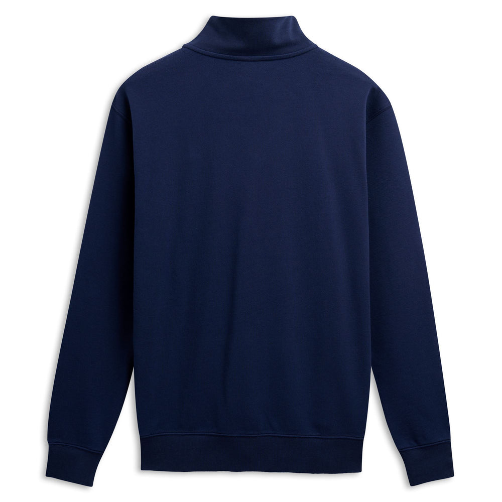 Pull en coton bleu pour homme, coupe classique, décontracté 02