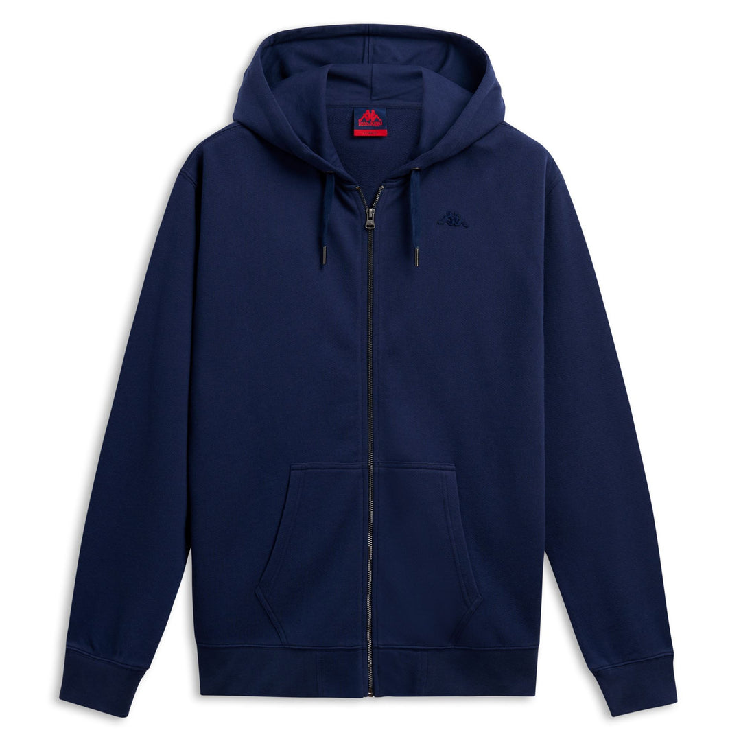 CASPIAN FRENCH TERRY - Fleece - Hoodie Full Zip - Man - BLUE IRIS 01