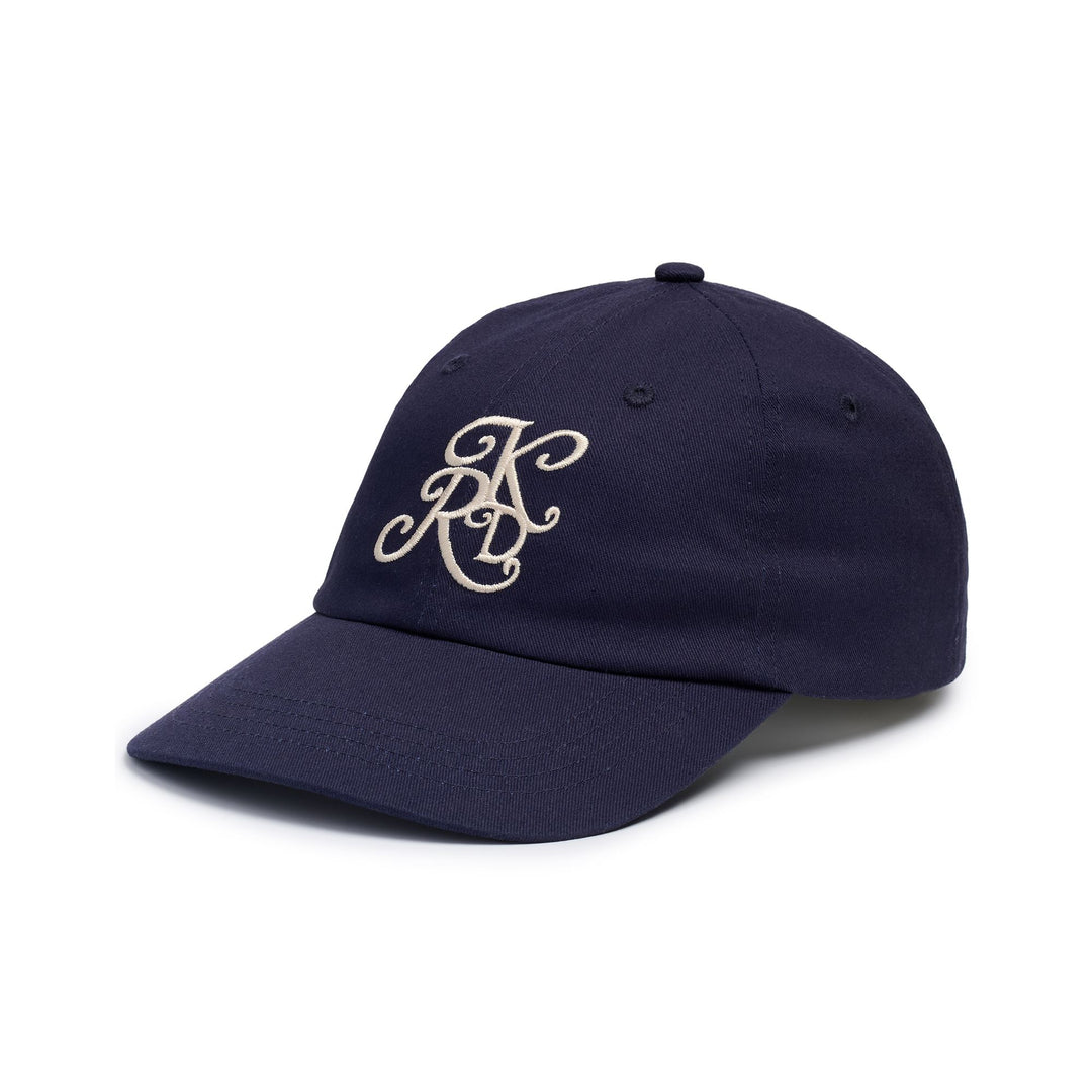 Casquette décontractée bleue pour homme en gabardine de coton 01
