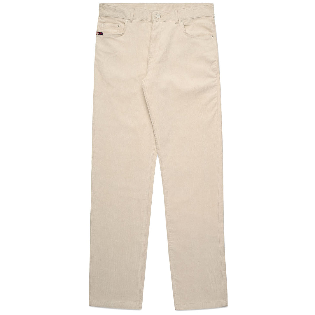 Pantaloni in Corduroy Slim Fit 5 Tasche Uomo Grigio Chiaro 01