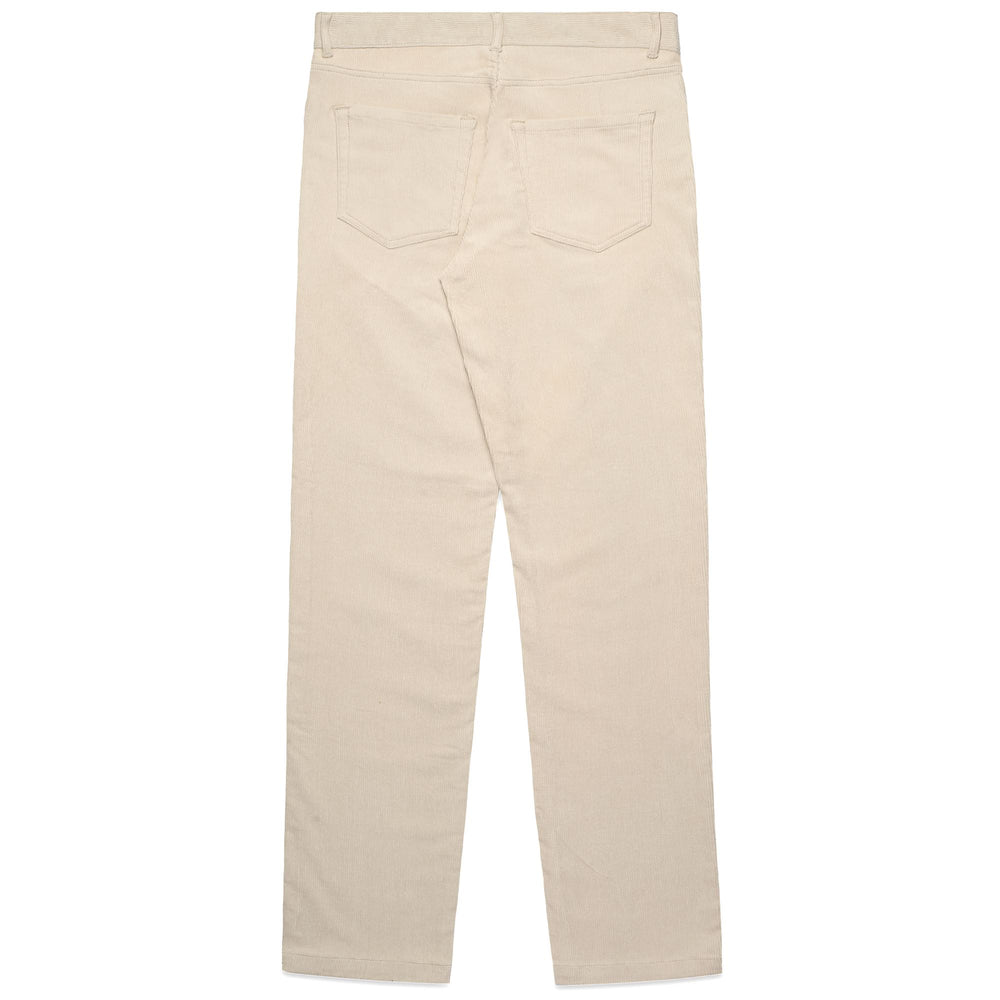 Pantaloni in Corduroy Slim Fit 5 Tasche Uomo Grigio Chiaro 02