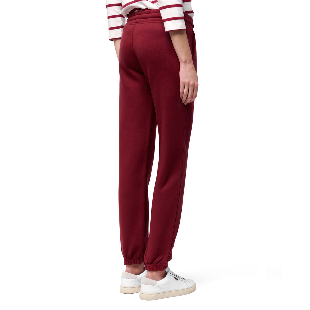 Red Women's Slim Fit Sport Trousers in Brushed Fleece main