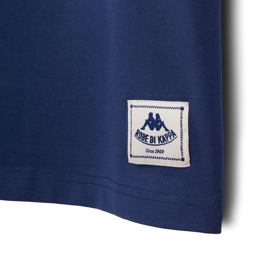 Blue Men's Loose Fit Cotton T-Shirt main