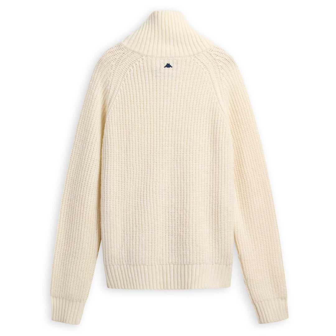 Beige Men's Knitwear Full Zip Jacket in Soft Wool Blend main