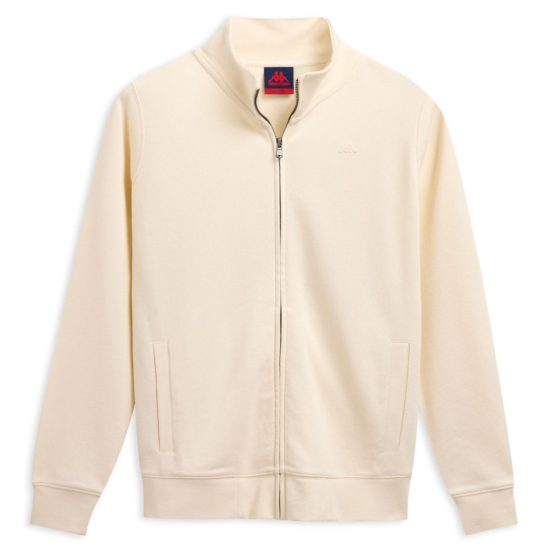 Sweat-shirt décontracté beige pour femme, coupe classique, en molleton français 01