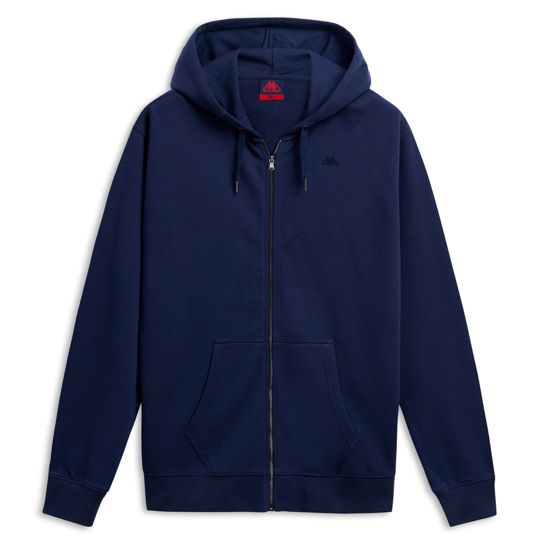 Sudadera informal de algodón de corte regular para mujer en color azul 01