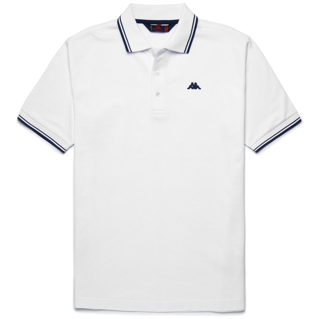 Polo clásico de algodón azul crepúsculo para hombre 01