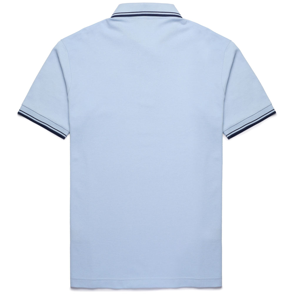 Azure Blue Men's Classic Cotton Polo Shirt 02