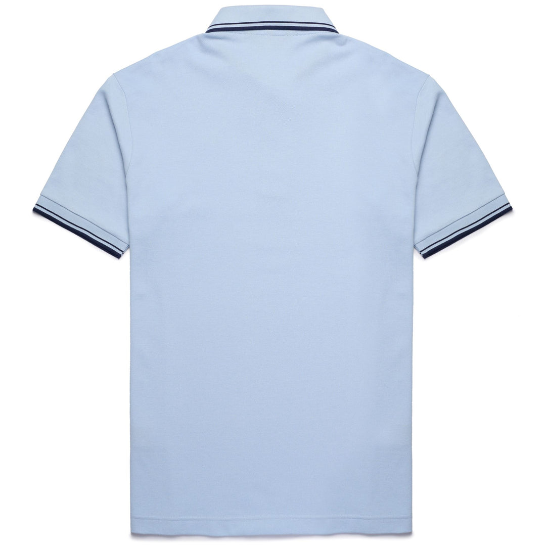 Azure Blue Men's Classic Cotton Polo Shirt main