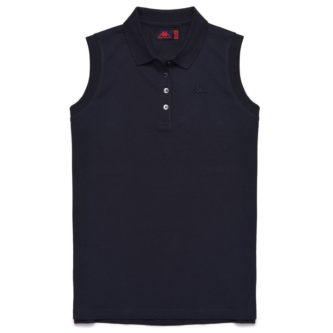 Polo Classica Stretch Donna Blu Navy 01