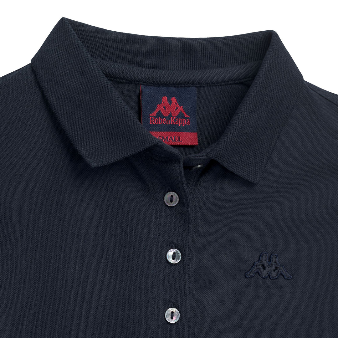 Blue Women's Regular Fit Stretch Piqué Polo Shirt main
