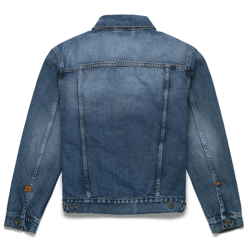 Indigo Blue Men's Denim Trucker Jacket with Personalized Details 02