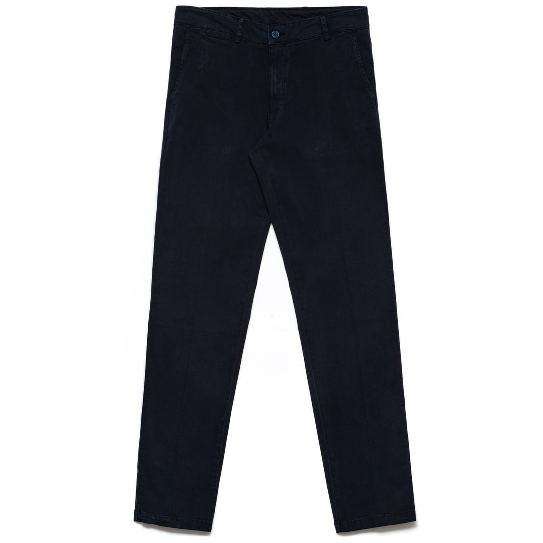 Blue Men's Skinny Fit Casual Chino Pants in Soft Canvas 01