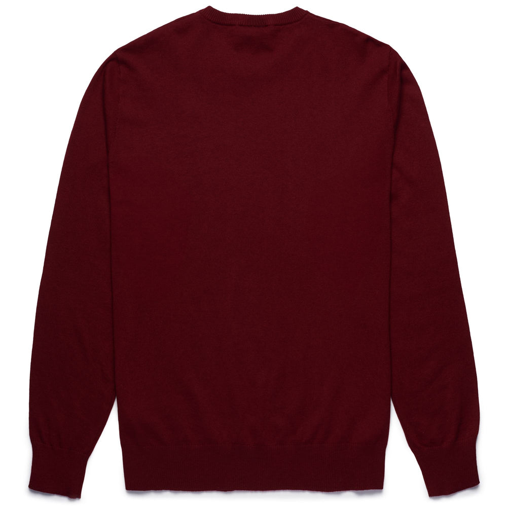 Red Men's Classic Knit Pullover with Cotton-Cashmere Blend 02