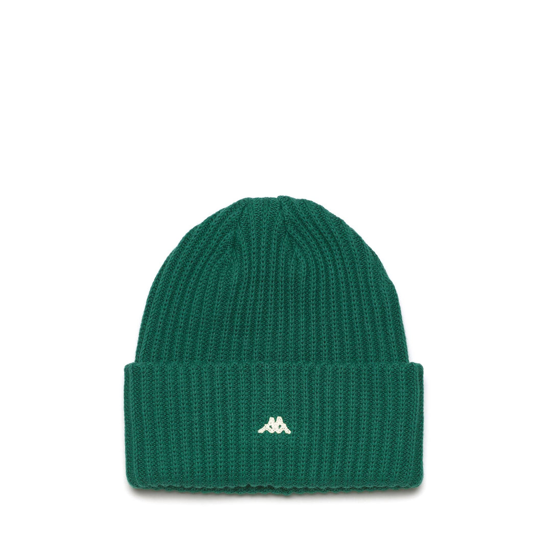 Cappello Casual Uomo Tricot Verde Eden in Cotone e Cashmere 01