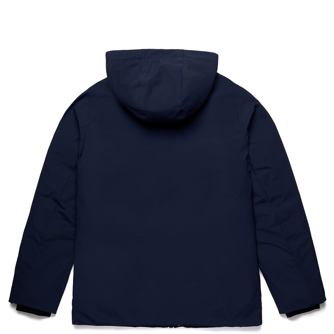 Navy blue Men's Classic Mid-Length Hooded Jacket main