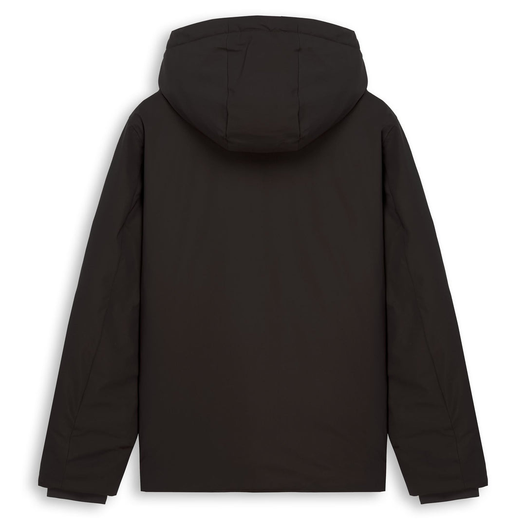 Veste à capuche rembourrée épaisse, coupe classique, marron pour homme main