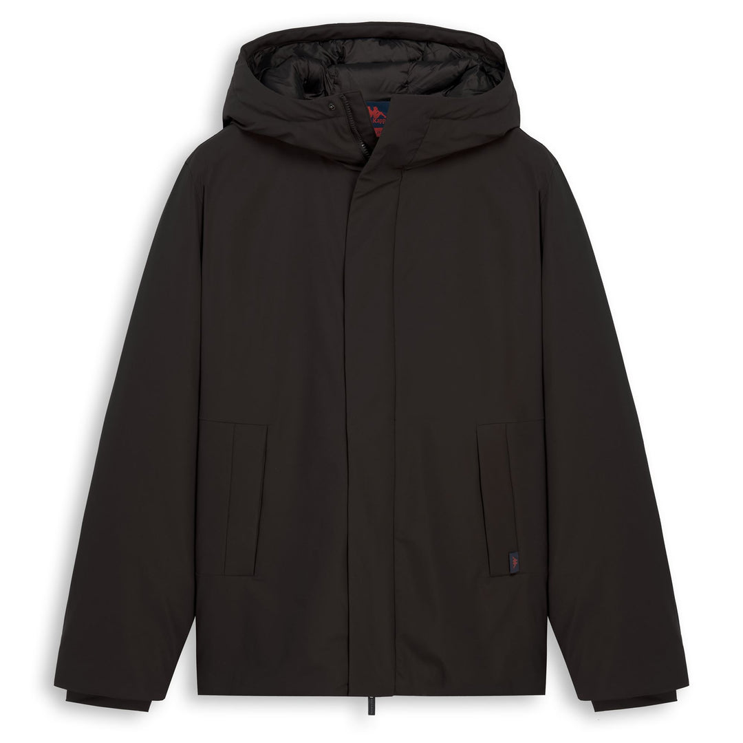 Brown Men's Regular Fit Heavyweight Padded Hooded Jacket 01