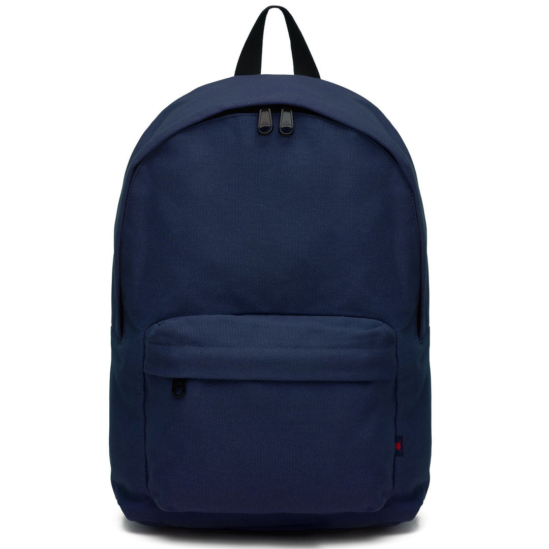 Zaino Classico in Cotone Unisex Blu Iris con Tasca Interna per PC 01