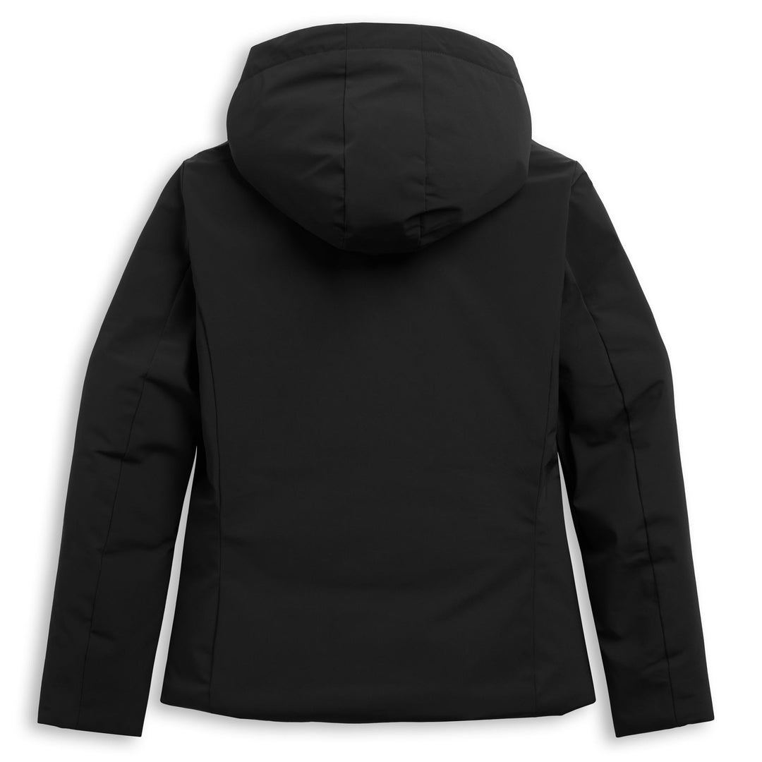 Black Women's Short Jacket with Light Padding main
