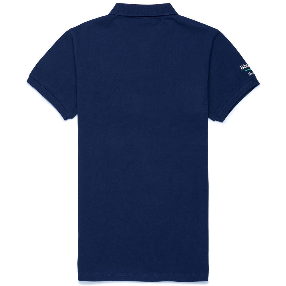 Marine Blue Men's Slim Fit Cotton Polo Shirt 02