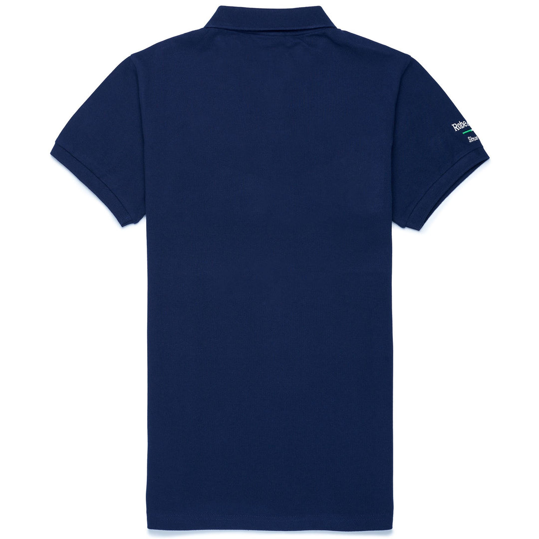 Polo Shirt in Cotone Slim Fit Uomo Blu Marino main