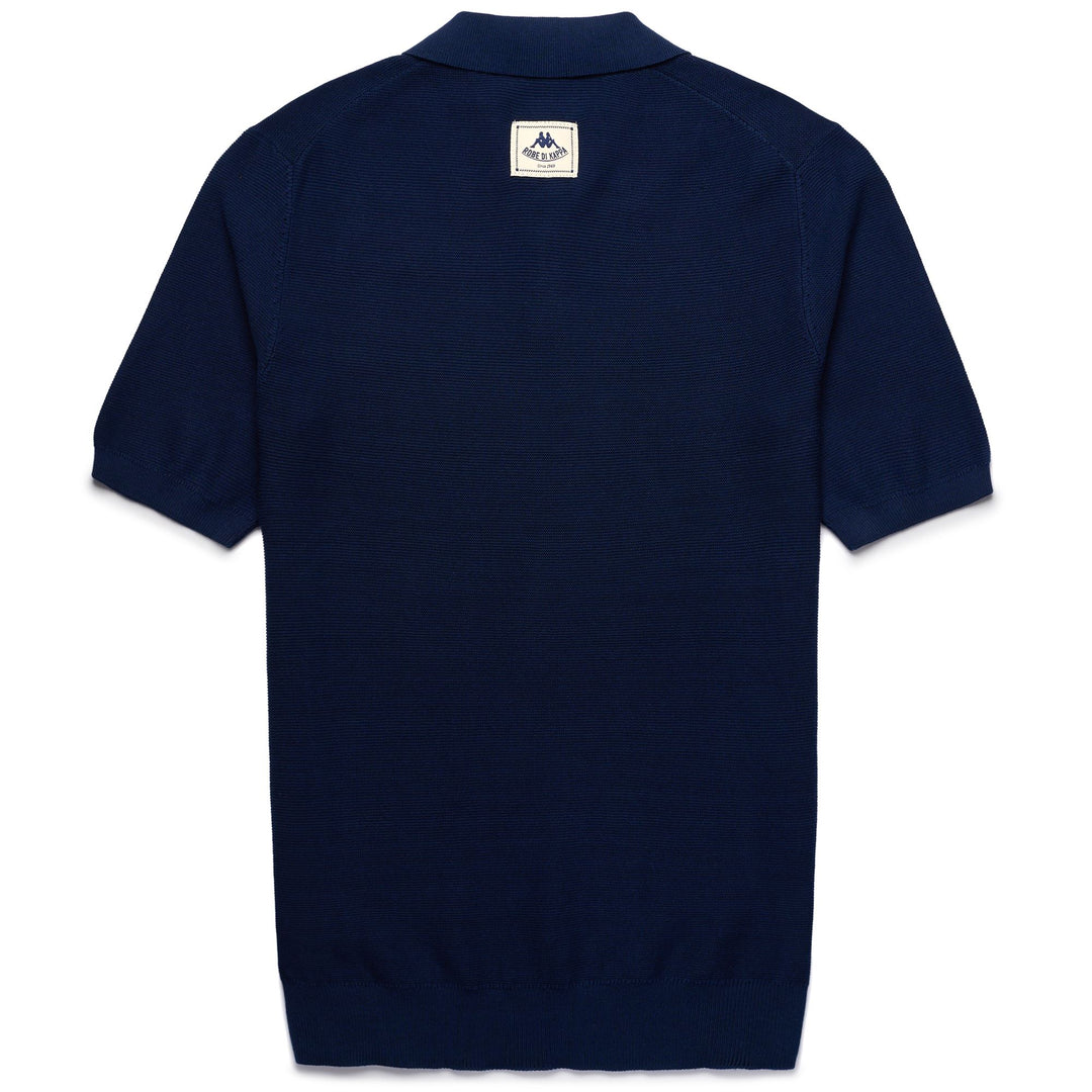 Polo de algodón de corte entallado para hombre de Blue Iris main