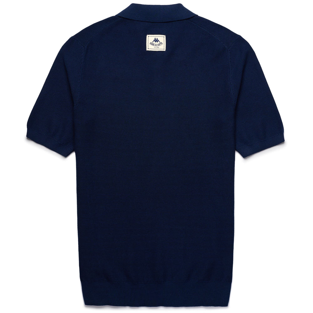 Blue Men's Slim Fit Casual Cotton Polo Shirt 02