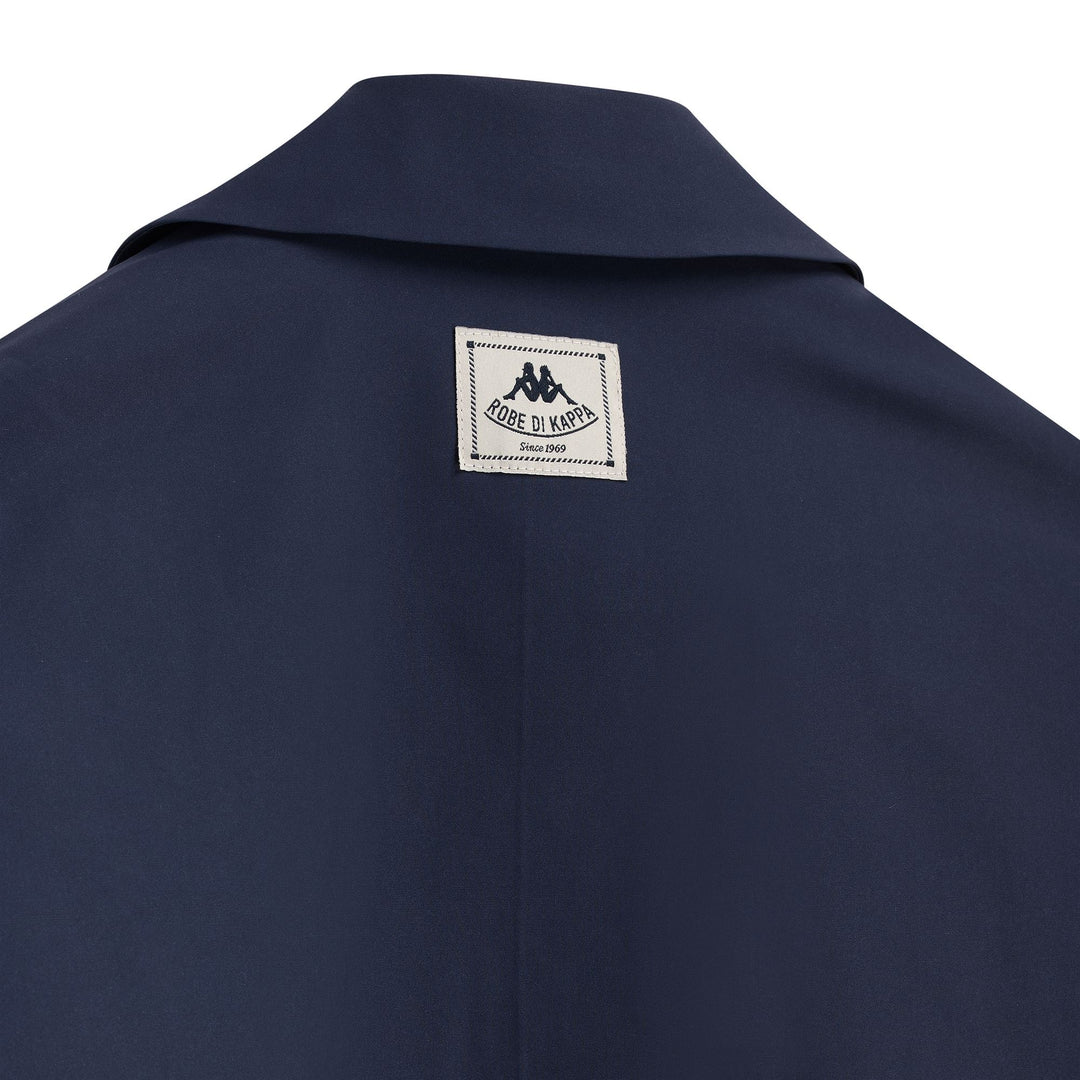 Surchemise bleue pour homme, coupe classique décontractée, en mélange de polyester main