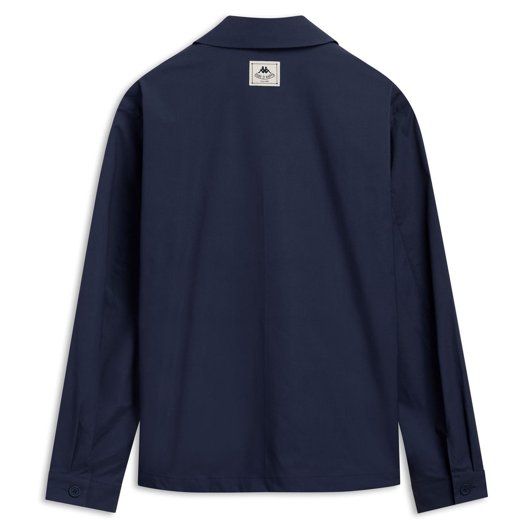 Blue Men's Casual Regular Fit Overshirt in Polyester Blend main