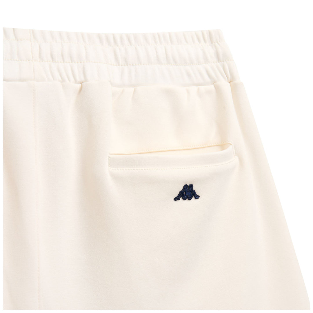 Pantaloncini sportivi casual in cotone da uomo bianchi vestibilità comoda main
