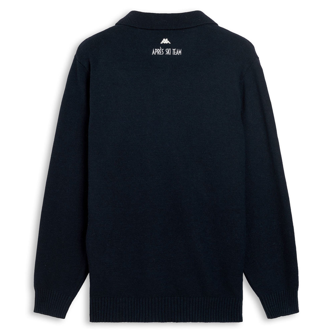 Blue Iris Men's Regular Fit Wool Long Sleeve Polo Shirt main