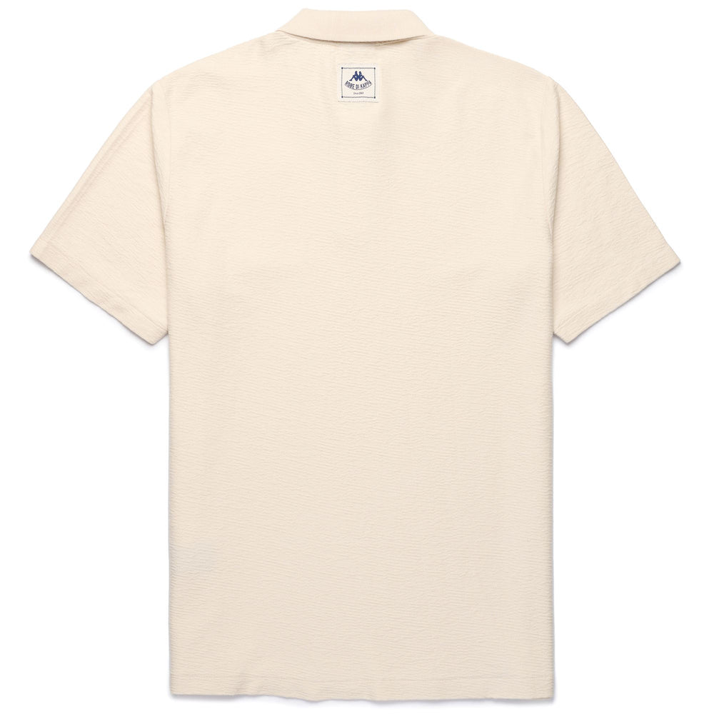 Polo da uomo casual a maniche corte beige vestibilità slim 02