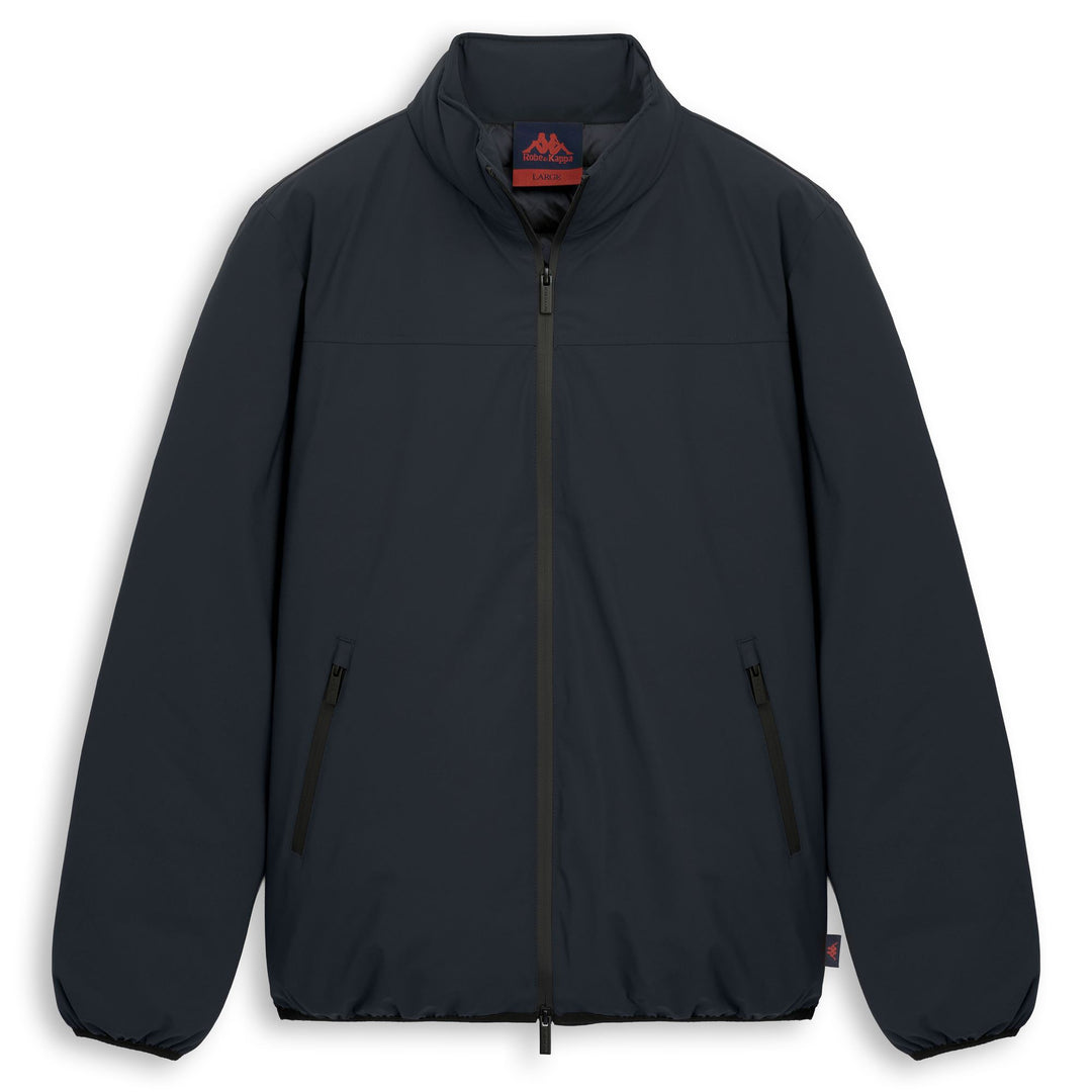 Blue Men's Regular Fit Stretch Nylon Short Jacket 01