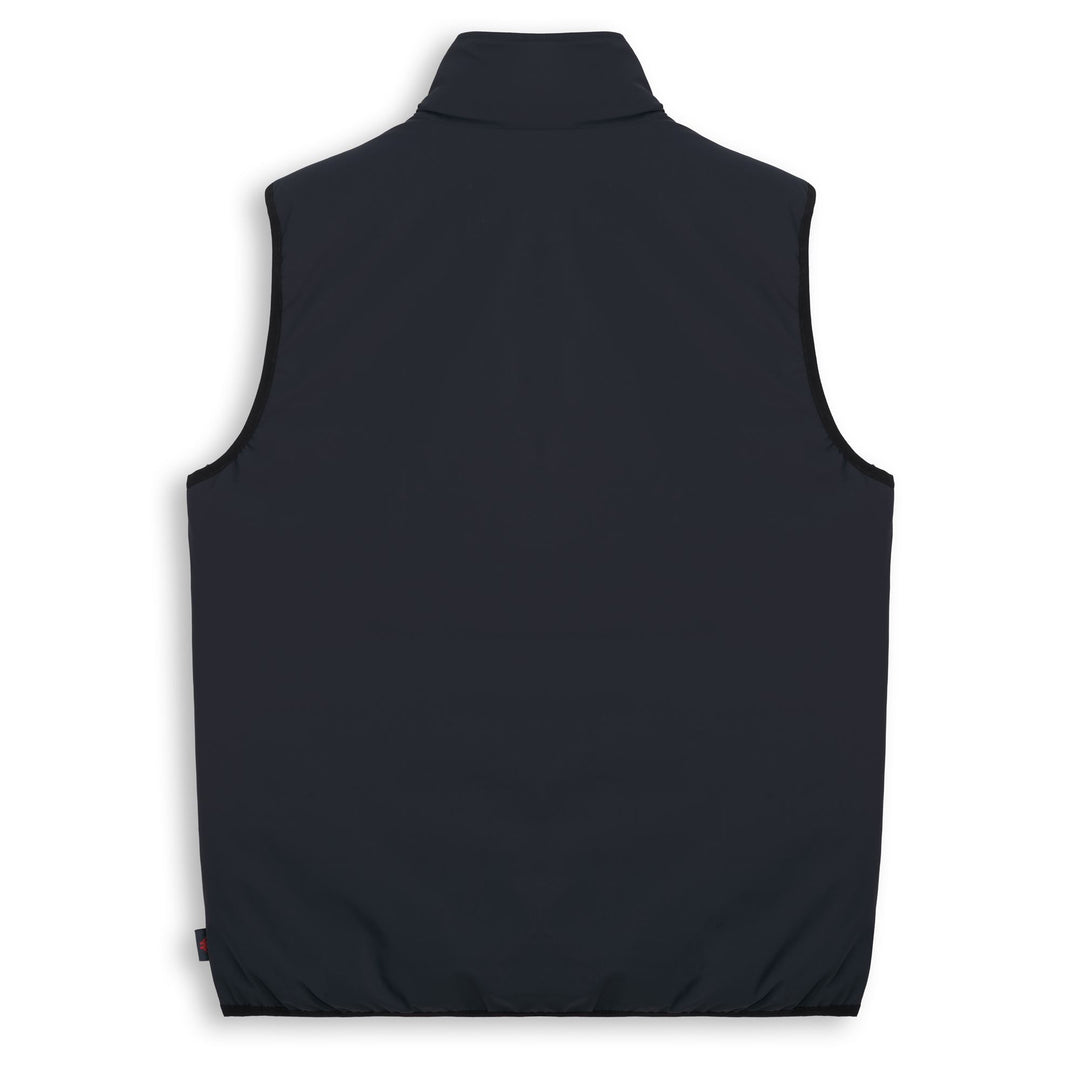 Gilet da uomo blu, vestibilità regolare, leggero, in nylon. main