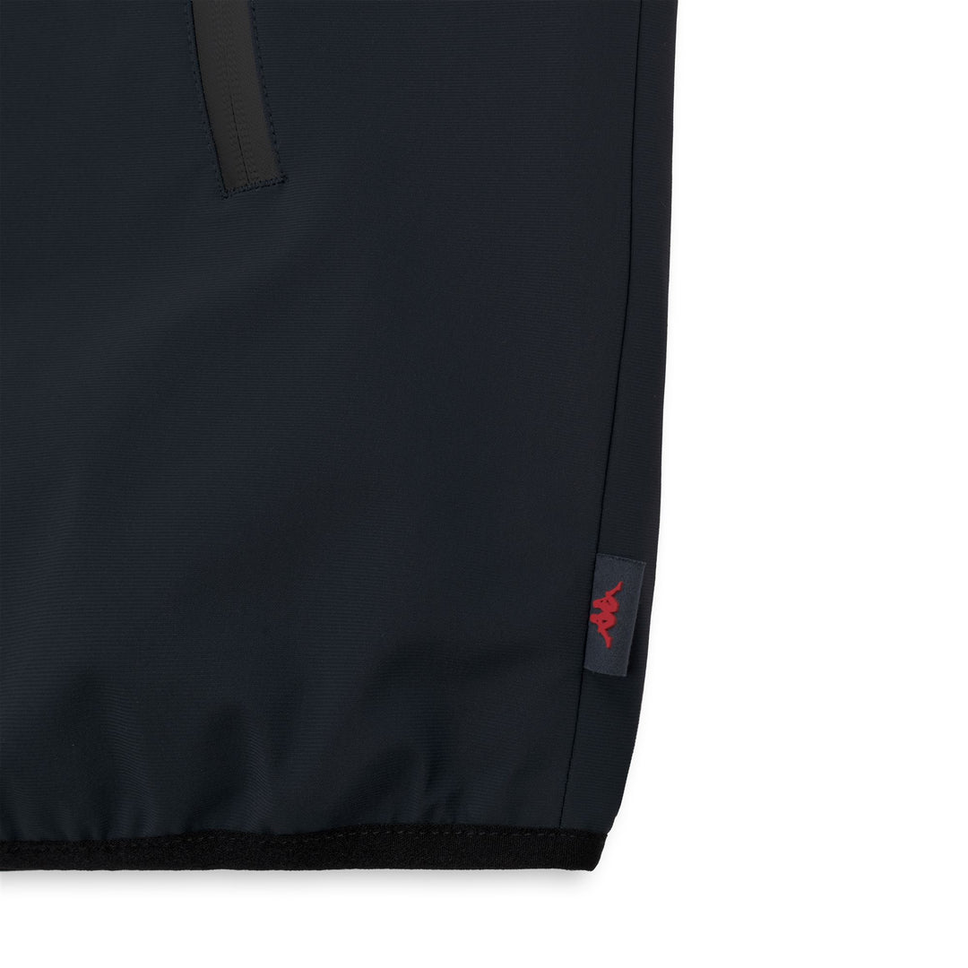 Gilet da uomo blu, vestibilità regolare, leggero, in nylon. main