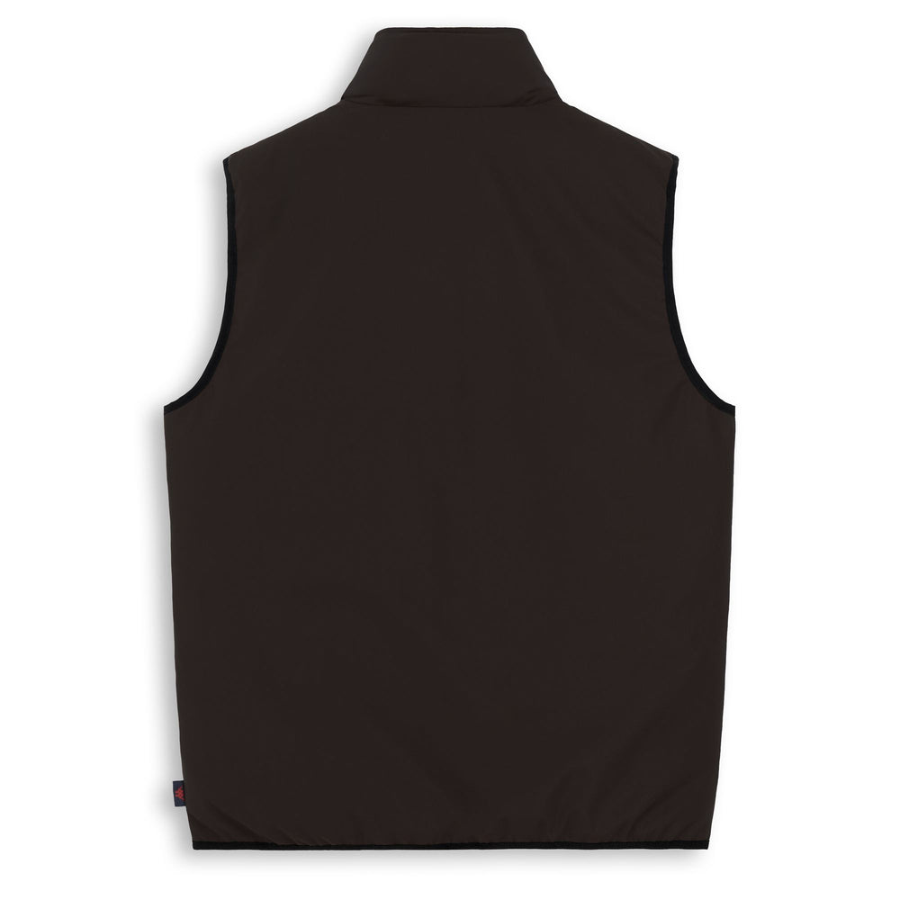 Brown Men's Regular Fit Stretch Nylon Vest 02